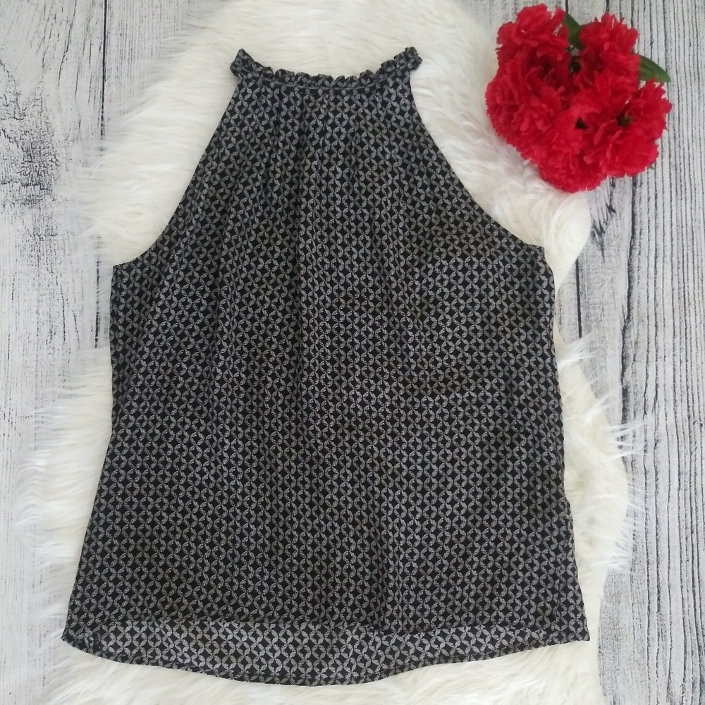 CYNTHIA ROWLEY 100% silk sleeveless top